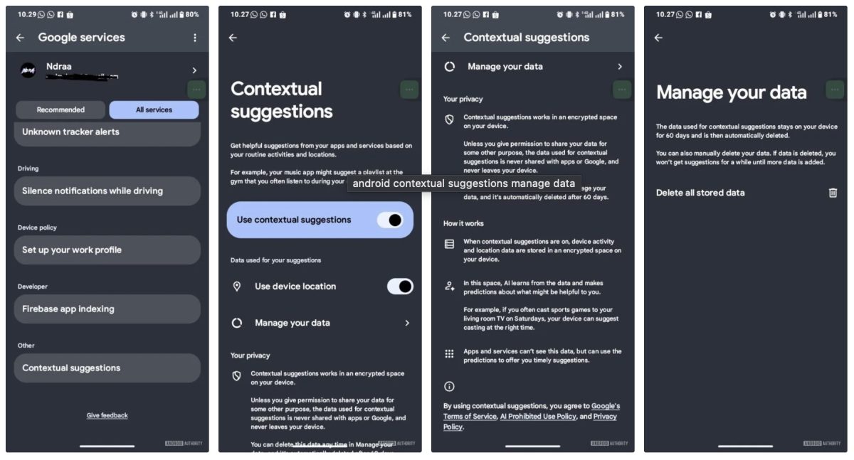Google kehittää uutta ominaisuutta Android-laitteille: tekoäly tarjoaa älykkäitä suosituksia.1