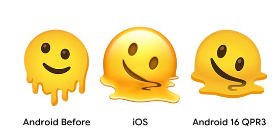 Google muuttaa merkittävästi emoji-tyyliään tulevassa Android-päivityksessä – inspiroituneena Applen tyylistä. 2 Google muuttaa merkittävästi emoji-tyyliään tulevassa Android-päivityksessä – inspiroituneena Applen tyylistä.1