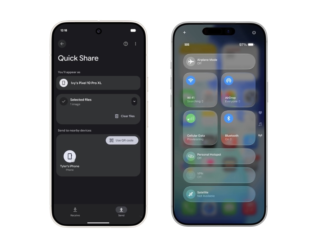 Qualcomm antaa ymmärtää, että laajempi tuki Androidin pikajaon toiminnalle Applen AirDropin kanssa on tulossa pian.1