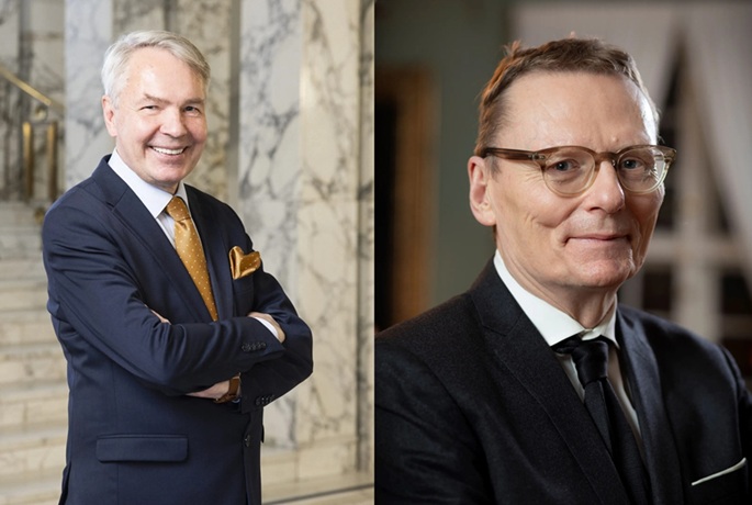 Haavisto ja Robinson saavat kunniatohtorin arvon Helsingin yliopistosta 1