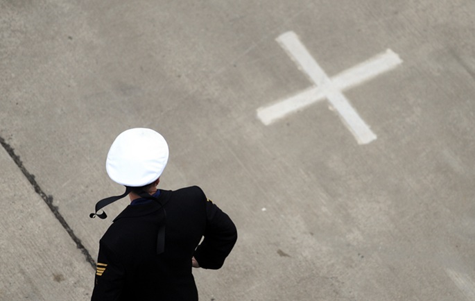 Kaksi pidätetty saksalaisen sotalaivan sabotaasiyrityksestä 1