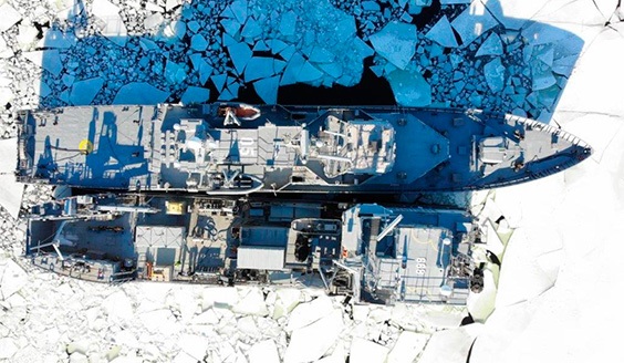 Laivaston talviharjoitus alkaa Itämerellä 1