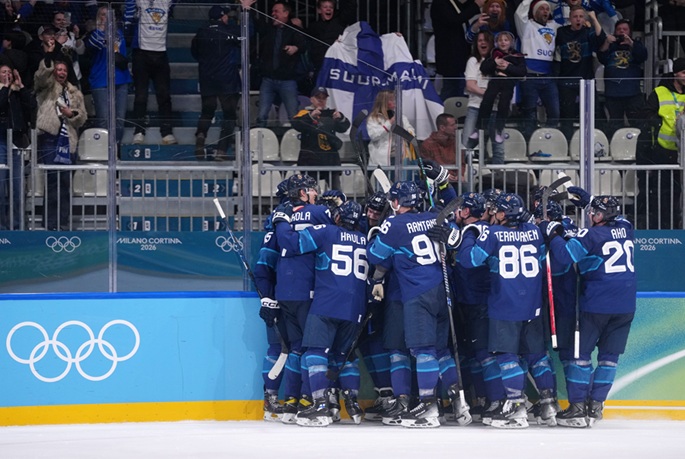 Leijonat etenevät olympialaisten jääkiekon välieriin. 1