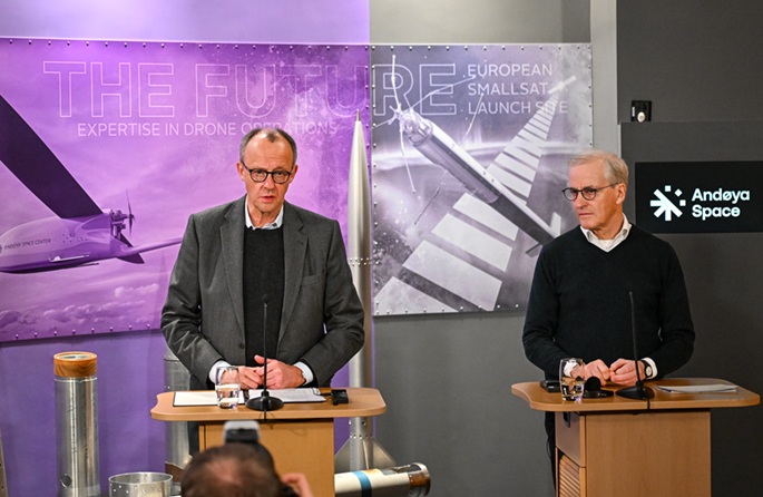 Norja ja Saksa vahvistavat yhteistyötä Euroopan avaruushankkeissa. 1