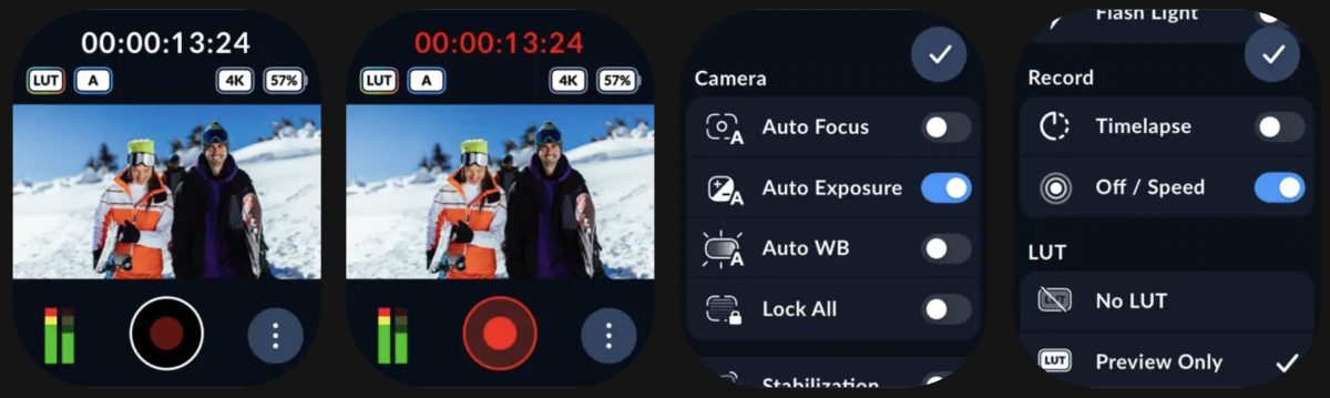 Blackmagic-kameran päivitys – Apple Watch toimii nyt iPhone-kamerasovelluksen lisävarusteena. 2 Blackmagic-kameran päivitys – Apple Watch toimii nyt iPhone-kamerasovelluksen lisävarusteena. 1