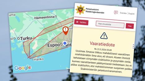 Drooniuhasta tiedottaminen herättää kysymyksiä 1