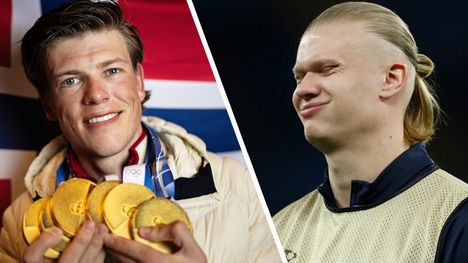 Erling Haaland ja Johannes Kläbo vitsailivat keskenään 2 Erling Haaland ja Johannes Kläbo vitsailivat keskenään 1