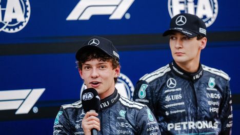 F1: Kimi Antonelli on selkeästi edellä George Russellia kuljettajien MM-pisteissä: ”Tunnen itseni vahvemmaksi” 1