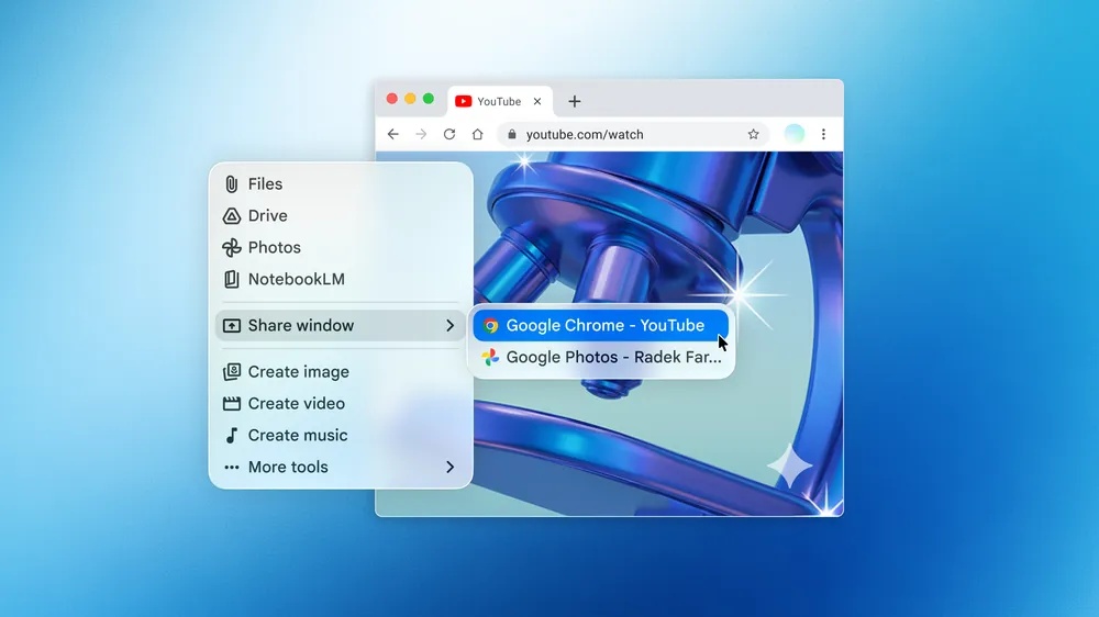 Google julkaisi Gemini-sovelluksen Mac-tietokoneille. 3