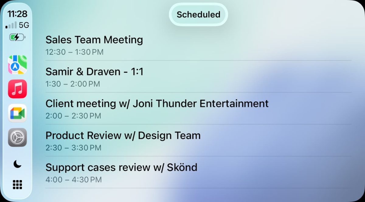 Google Meet on nyt saatavilla Apple CarPlayssa – Android Auto seuraa perässä. 1