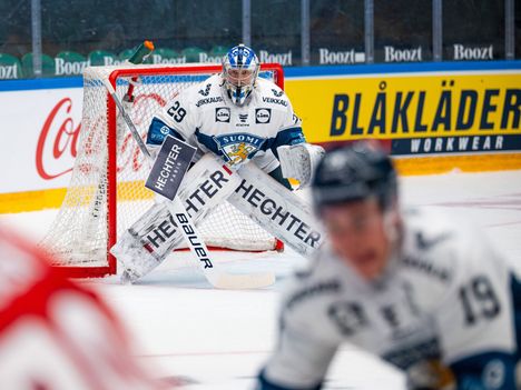 Harri Säteri on valmis toimimaan kolmosmaalivahtina Leijonissa. 3