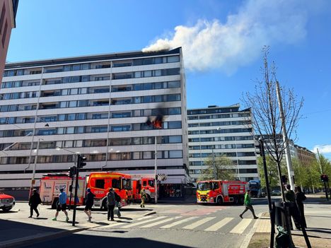 Helsingissä syttyi palotilanne 5
