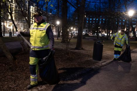 IS tarkkaili Helsingin puistojen vappusiivousta – Kaivopuistossa paljastui häiritsevä näky 7