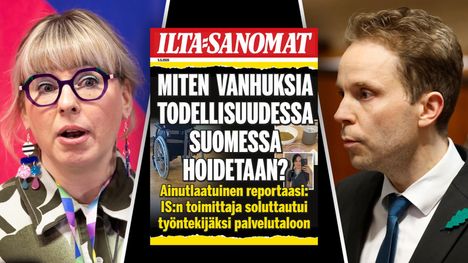 Kansanedustajat reagoivat voimakkaasti vanhustenhoidon todellisuuteen – ”Vaikeita tilanteita” 1
