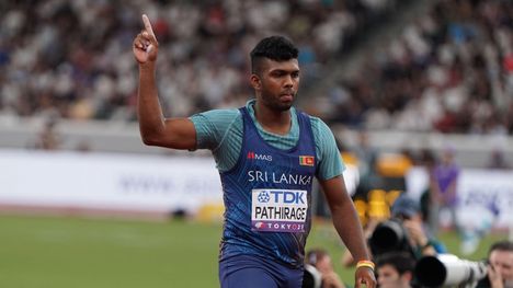 Keihäänheitto: Rumesh Tharanga heitti 89,37 metriä 1