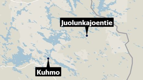 Kuhmon alueella syttyi laaja metsäpalo. 1