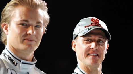 Nico Rosberg: hämmästyttävä vessakuvasto Michael Schumacherista 1