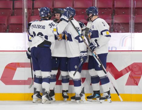 Pikkuleijonat: Vastustajan maali tyhjentyi MM-kisoissa 2 Pikkuleijonat: Vastustajan maali tyhjentyi MM-kisoissa 1