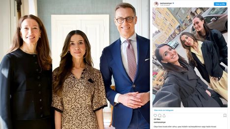 Presidentti Alexander Stubb, Nasima Razmyar ja Sanna Marin kohtasivat rauhan Nobel -palkitun Nadia Muradin. 1