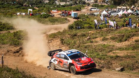 Ralli: Sami Pajarin ja Esapekka Lapin vaikea päivä Kenian rallissa 1
