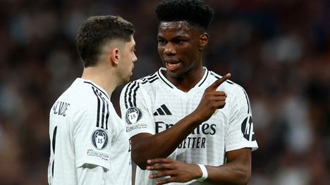 Real Madrid määräsi Fede Valverdelle ja Aurelien Tchouamenille rangaistuksia. 1