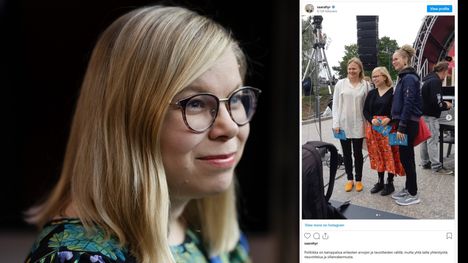 Saara Hyrkkö kiittää Instagramissa neljää eduskunnasta eroavaa kansanedustajaa 1