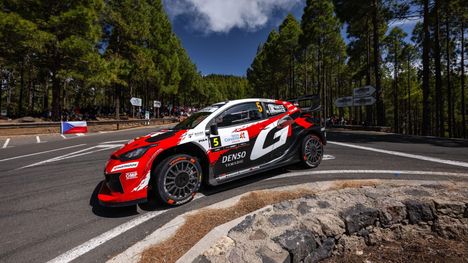 Sami Pajari tavoittelee menestystä Kanarian MM-rallissa. 1