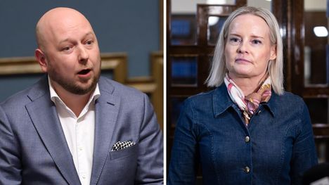 SDP:n kansanedustaja Joona Räsänen kritisoi Riikka Purraa "pelottavasta" taloustilanteesta, jonka hän väittää jääneen seuraavan hallituksen vastuulle. 1
