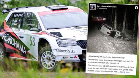SM-rallissa vakava ulosajo – kuljettaja toimitettiin sairaalaan 1