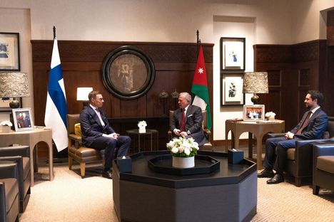 Stubb kohtasi Jordanian hallitsijan 5