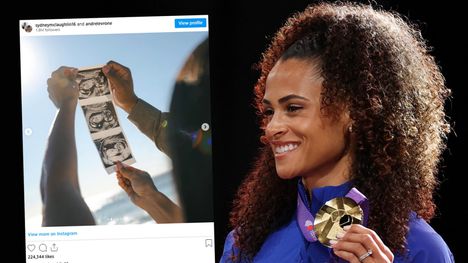 Sydney McLaughlin-Levrone odottaa lasta. 1