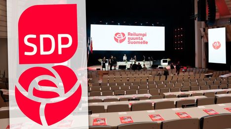 Tältä näyttää SDP:n uusi tunnus. 2 Tältä näyttää SDP:n uusi tunnus. 1