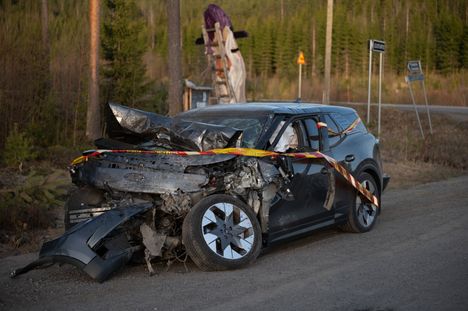 Traaginen tilanne onnettomuuspaikalla Jyväskylässä 7