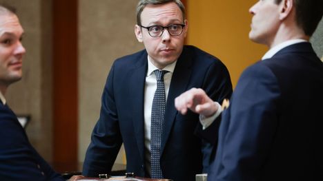 Työministeri Matias Marttinen ottaa kantaa varainsiirtoveroon. 1