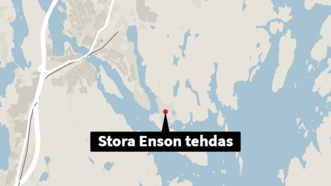 Uhkaava tulipalo Stora Enson tuotantolaitoksessa Heinolassa 1