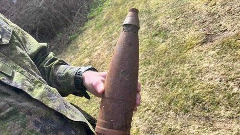 Vaalasta löydettiin sodan aikainen räjähdysaine. 2 Vaalasta löydettiin sodan aikainen räjähdysaine. 1