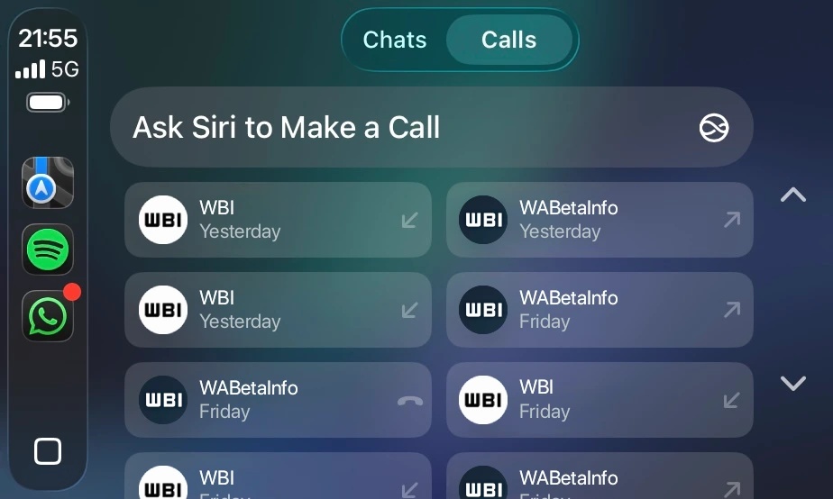 WhatsApp-sovellus integroituu Apple CarPlayhin 4 WhatsApp-sovellus integroituu Apple CarPlayhin 3