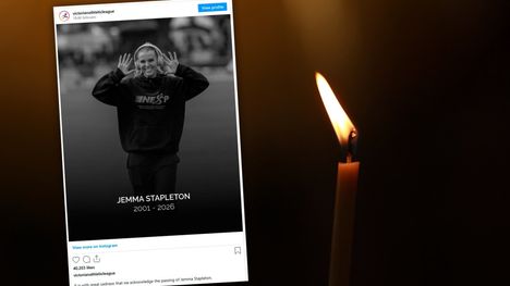 Australialainen pikajuoksija Jemma Stapleton on menehtynyt 25-vuotiaana. 2 Australialainen pikajuoksija Jemma Stapleton on menehtynyt 25-vuotiaana. 1