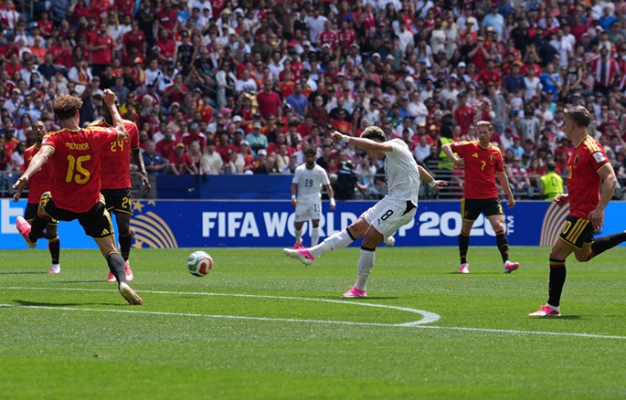 Belgia tasapeli Egyptin kanssa, kun Lukaku pakotti Hanyn omaksi maaliksi. 1