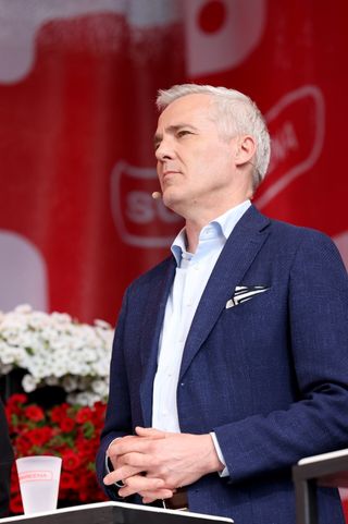 Hallituspuolueet kiistelivät toistensa kanssa MTV:n puheenjohtajatentissä. 3