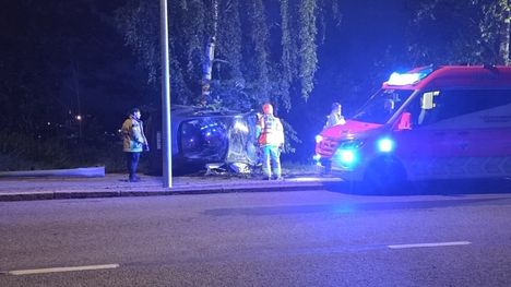 Kova ulosajo Helsingin Munkkiniemessä 2 Kova ulosajo Helsingin Munkkiniemessä 1