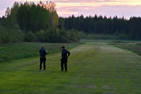 Lentokone syöksyi metsään Keski-Suomessa Kannonkoskella. 3