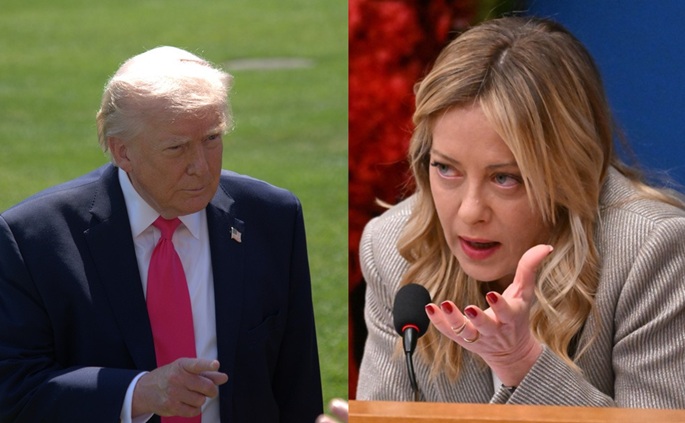 Meloni torjuu Trumpin "keksityt" väitteet valokuvamahdollisuuden etsinnästä. 2 Meloni torjuu Trumpin "keksityt" väitteet valokuvamahdollisuuden etsinnästä. 1