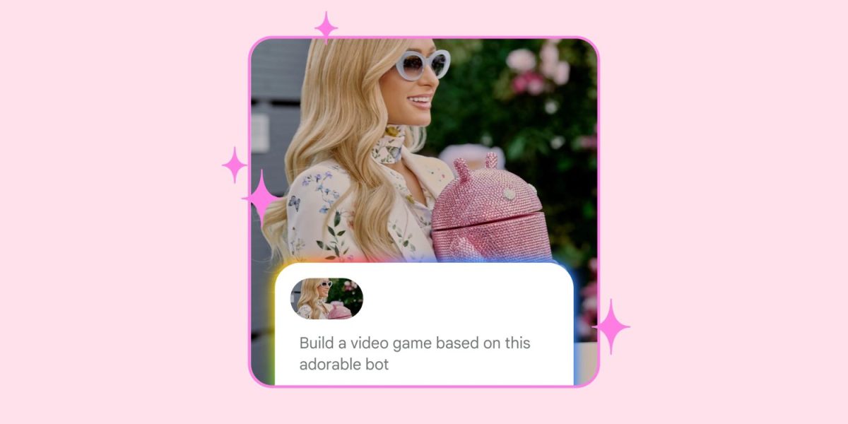 Paris Hilton tekee yhteistyötä Googlen kanssa: esittelee Android-alustaa ja sovellusten kehittämistä tekoälyn avulla. 3