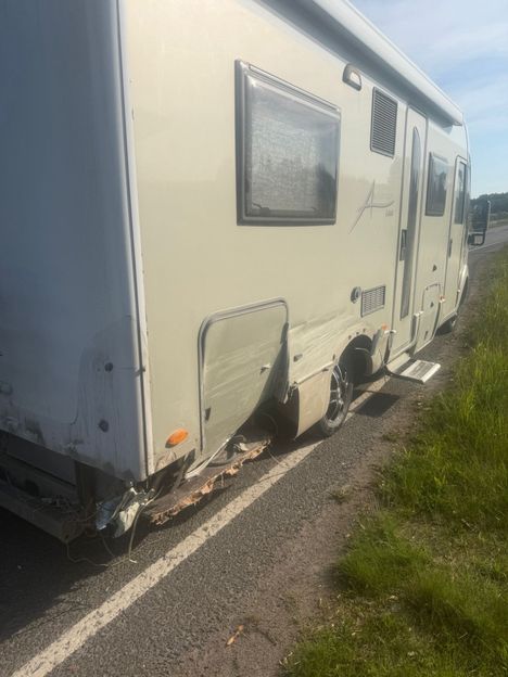 Poliisi osui matkailuautoon Eurajoen läheisyydessä. 3
