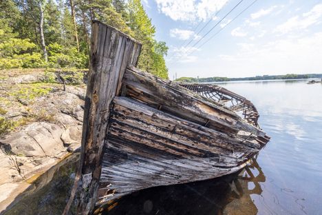 Saimaalla havaittiin poikkeuksellinen ilmiö kuivuuden seurauksena. 3