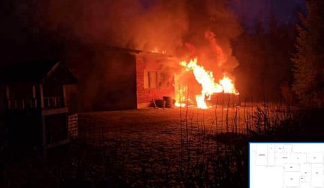 Shokeeraavat kuvat julkaistu: Savonlinnan perhesurmatalosta ei ole jäänyt lähes mitään jäljelle. 2 Shokeeraavat kuvat julkaistu: Savonlinnan perhesurmatalosta ei ole jäänyt lähes mitään jäljelle. 1