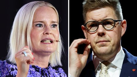 Suora lähetys kello 11: Kiihkeitä keskusteluja – Riikka Purra ja Antti Lindtman kohtaavat talouskeskustelussa. 1