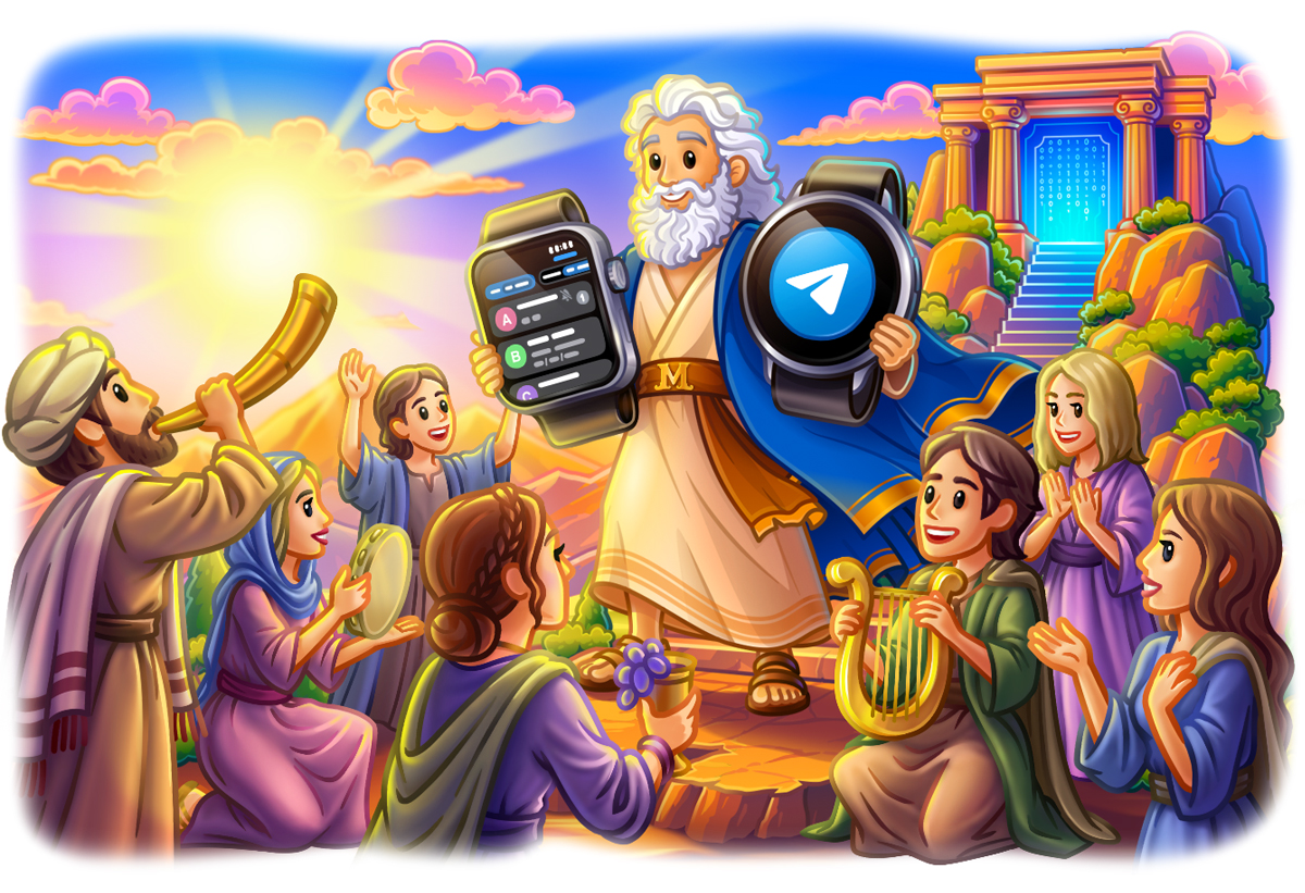 Telegram-sovellus on nyt saatavilla Wear OS -älykelloille. 1