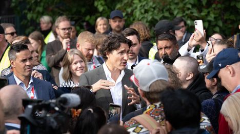 Trudeau ystävystyi suomalaisen kanssa 1